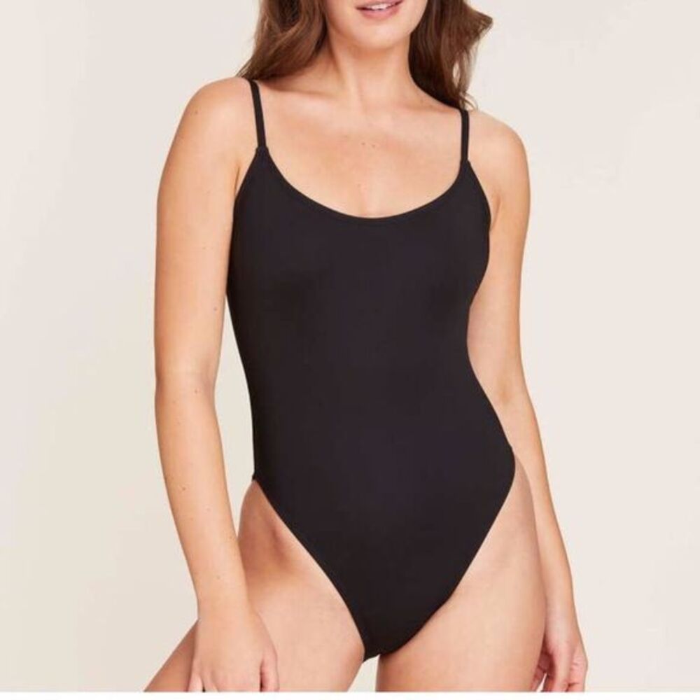 Andie 88B Women's Black The Amalfi Cheeky One Piece Swimsuit Size XXXL